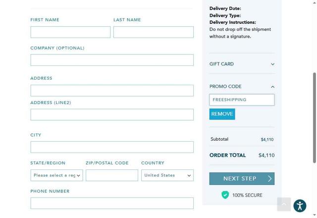 Marky's checkout page showing Marky's promo code box | Screenshot taken by SimplyCodes community member on Aug 13, 2025