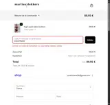EGGSTRA30 coupon verification screenshot