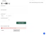 SUZIE10 coupon verification screenshot