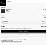Marshall coupon verification screenshot