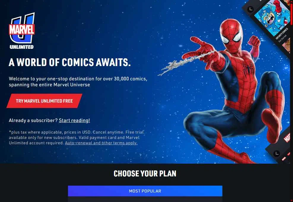 Verification screenshot for $8 Off Select Items at Marvel Unlimited - 2mo ago