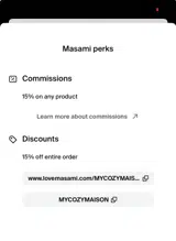 MYCOZYMAISON coupon verification screenshot