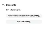 MYCOZYGLAM coupon verification screenshot
