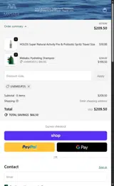 LIVEMEUP25 coupon verification screenshot