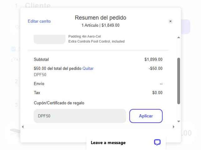 Massage Tools checkout page showing Massage Tools coupon code box | Screenshot taken by SimplyCodes community member on Sep 7, 2025