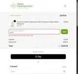 MASS Hydroponics coupon verification screenshot
