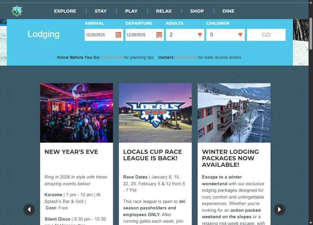 Massanutten Resort checkout page showing Massanutten Resort promo code box | Screenshot taken by SimplyCodes community member on Dec 24, 2025