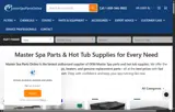 Master Spa Parts coupon verification screenshot