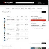 Mat&Max coupon verification screenshot