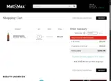 Mat&Max coupon verification screenshot