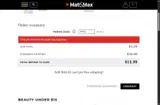 Mat&Max coupon verification screenshot