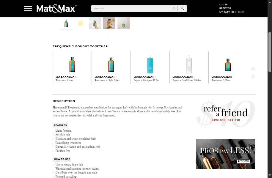 Mat&Max checkout page showing Mat&Max promo code box | Screenshot taken by SimplyCodes community member on Jan 18, 2026