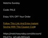 PALE coupon verification screenshot