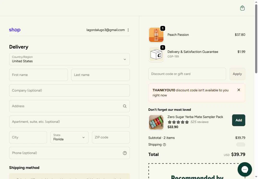 Mateina US checkout page showing Mateina US promo code box | Screenshot taken by SimplyCodes community member on Jan 27, 2026