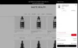 Matte Beauty coupon verification screenshot
