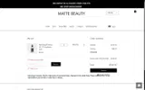 Matte Beauty coupon verification screenshot