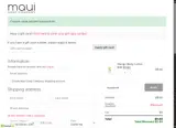 Maui Soap Company coupon verification screenshot
