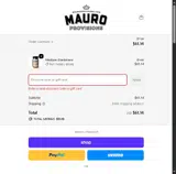 Mauro Provisions coupon verification screenshot