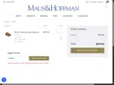 Maus & Hoffman coupon verification screenshot