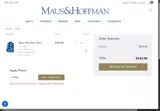 Maus & Hoffman coupon verification screenshot