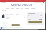 Maus & Hoffman coupon verification screenshot