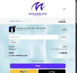 Maverick Pure Water coupon verification screenshot