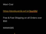 MAMAS85 coupon verification screenshot