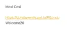 Welcome20 coupon verification screenshot