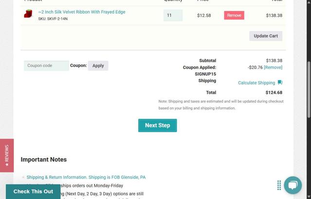 May Arts checkout page showing May Arts coupon code box | Screenshot taken by SimplyCodes community member on Jul 4, 2025