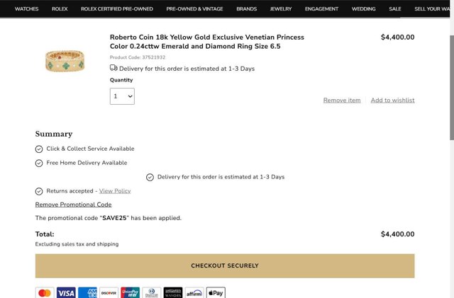 Mayors checkout page showing Mayors promo code box | Screenshot taken by SimplyCodes community member on Jul 23, 2025