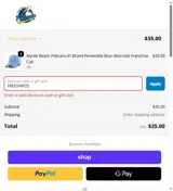 FREESHIP25 coupon verification screenshot