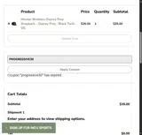 McU Sports coupon verification screenshot