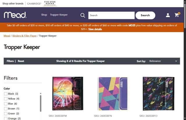 Mead checkout page showing Mead promo code box | Screenshot taken by SimplyCodes community member on May 26, 2025