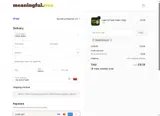 MEANINGFUL20 coupon verification screenshot
