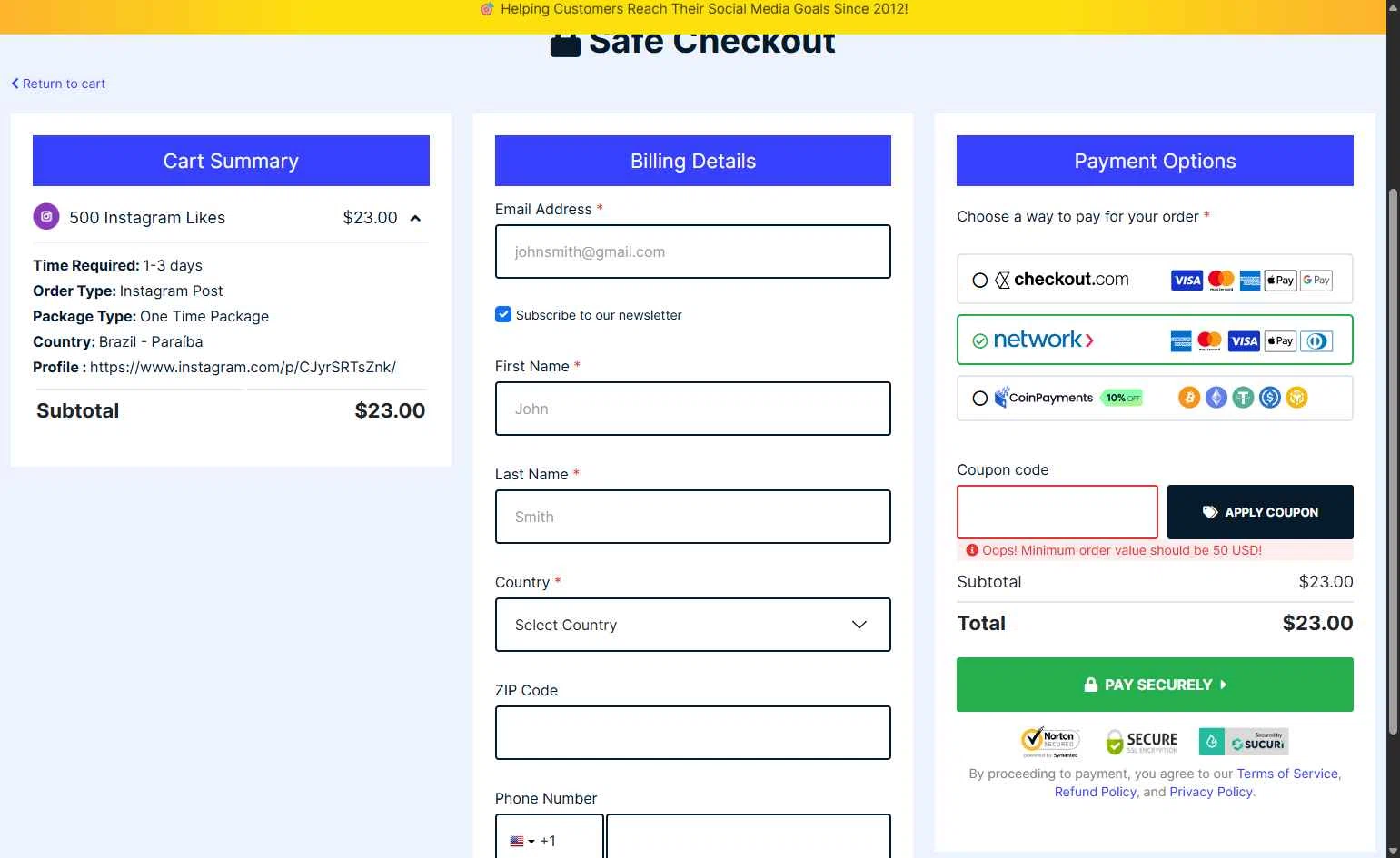 Media Mister checkout page showing Media Mister coupon code box | Screenshot taken by SimplyCodes community member on Feb 6, 2026