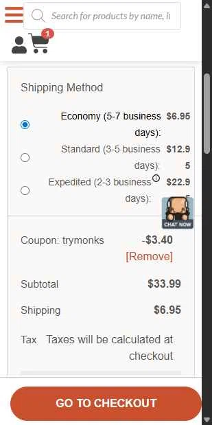 Medical Monks checkout page showing Medical Monks coupon code box | Screenshot taken by SimplyCodes community member on Jan 25, 2026