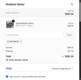 BETTERGIFT coupon verification screenshot