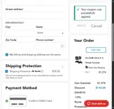 SAVE12 coupon verification screenshot