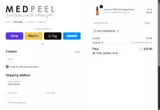 WELCOMEMEDPEEL coupon verification screenshot