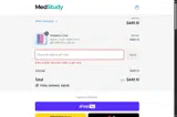 MedStudy coupon verification screenshot