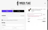 MED-TAC International coupon verification screenshot
