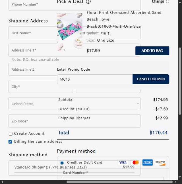 Meet.Curve checkout page showing Meet.Curve coupon code box | Screenshot taken by SimplyCodes community member on Jul 26, 2025
