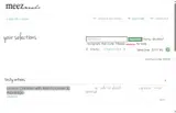 Meez Meals coupon verification screenshot