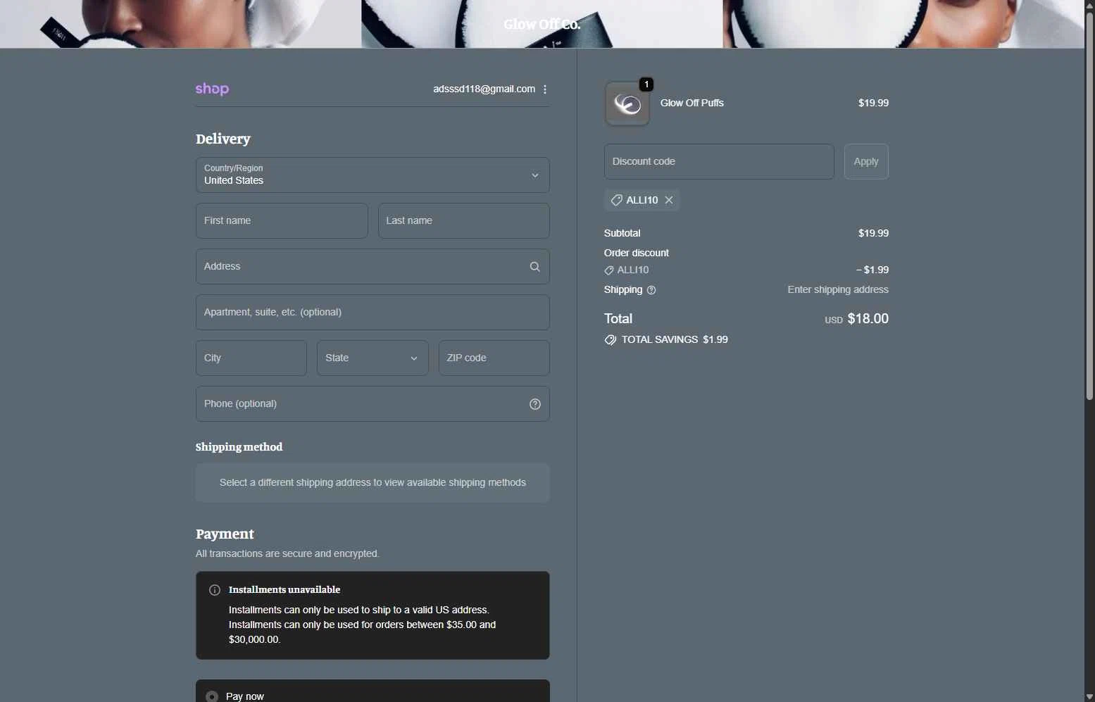 MegaSafety NZ checkout page showing MegaSafety NZ promo code box | Screenshot taken by SimplyCodes community member on Jan 4, 2026