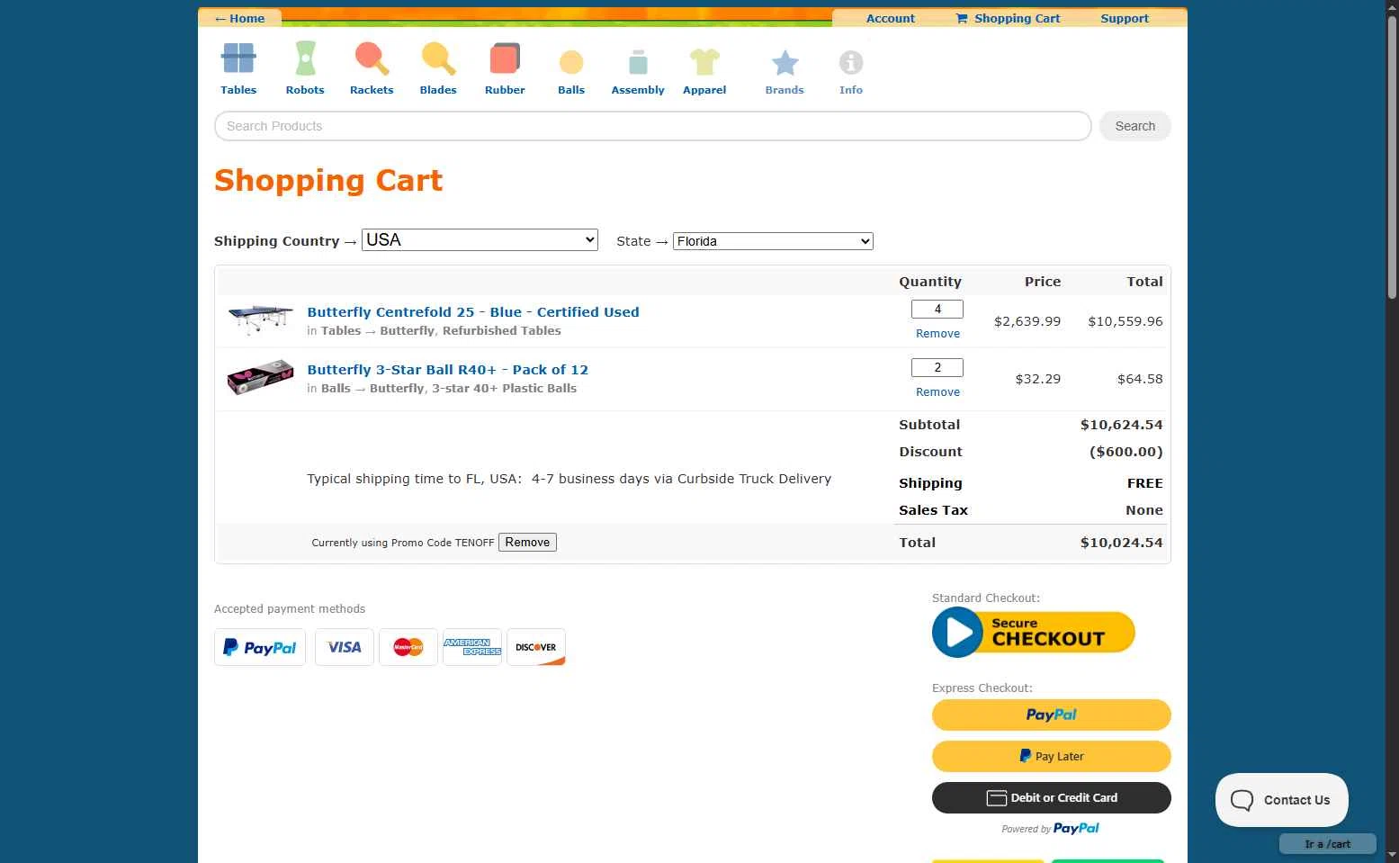 Megaspin checkout page showing Megaspin promo code box | Screenshot taken by SimplyCodes community member on Oct 12, 2025