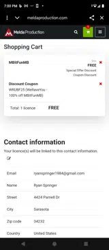 WRUBF25 coupon verification screenshot