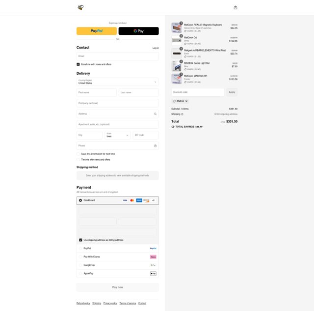 MelGeek checkout page showing MelGeek promo code box | Screenshot taken by SimplyCodes community member on Sep 2, 2025