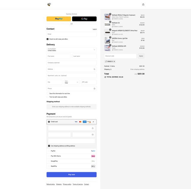 MelGeek checkout page showing MelGeek promo code box | Screenshot taken by SimplyCodes community member on Sep 2, 2025