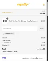 SHOPPING10 coupon verification screenshot