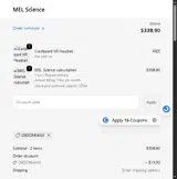 OXZONNA50 coupon verification screenshot